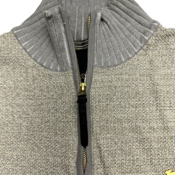 A. Tiziano Hayden Quarter Zip Lightweight Sweater (M) - Picture 4 of 9